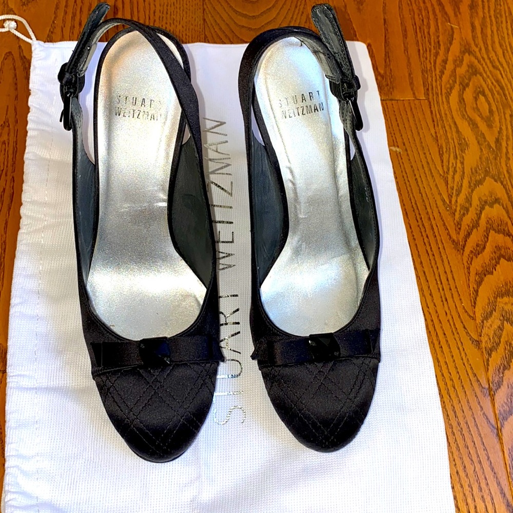 Stuart Weitzman  silk SLINGBACK PUMP